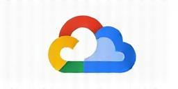 Google Cloud Platform logó színes háttéren